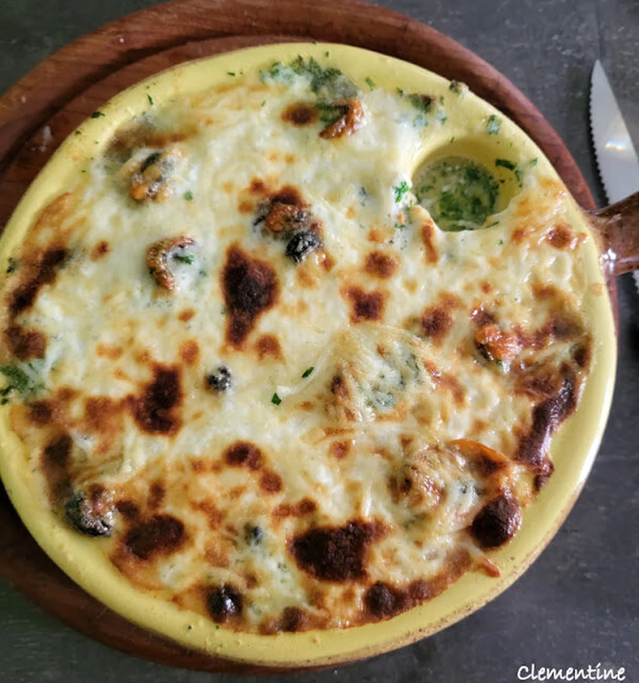 Moules à l'escargot