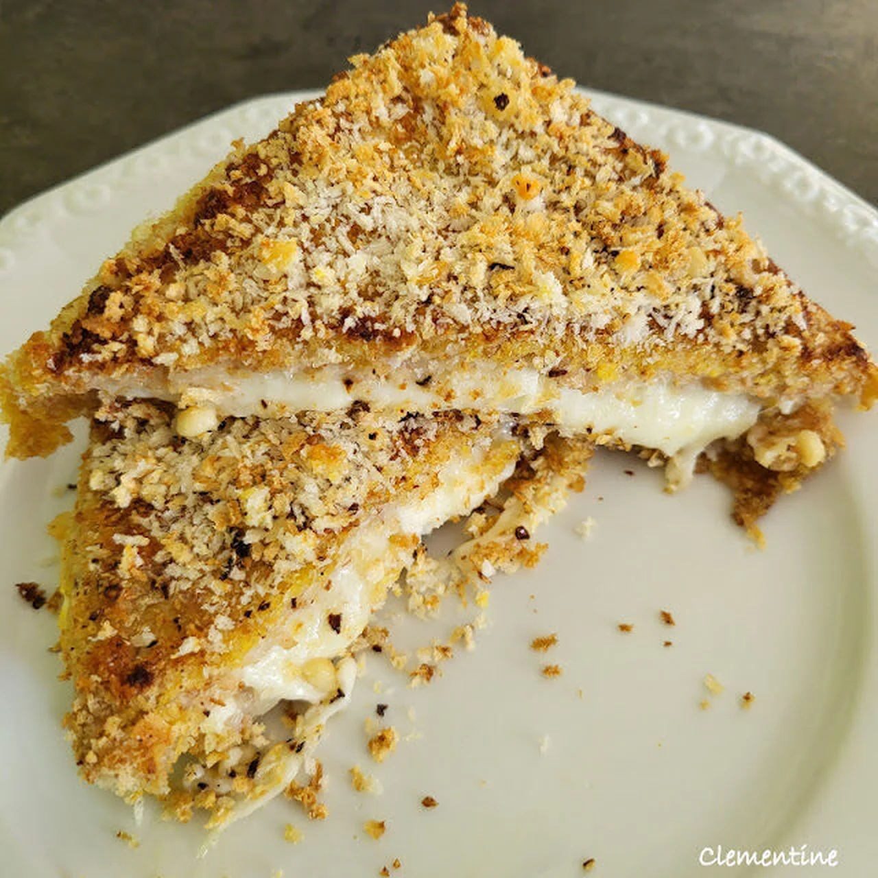 Mozzarella in carrozza façon cacio e pepe