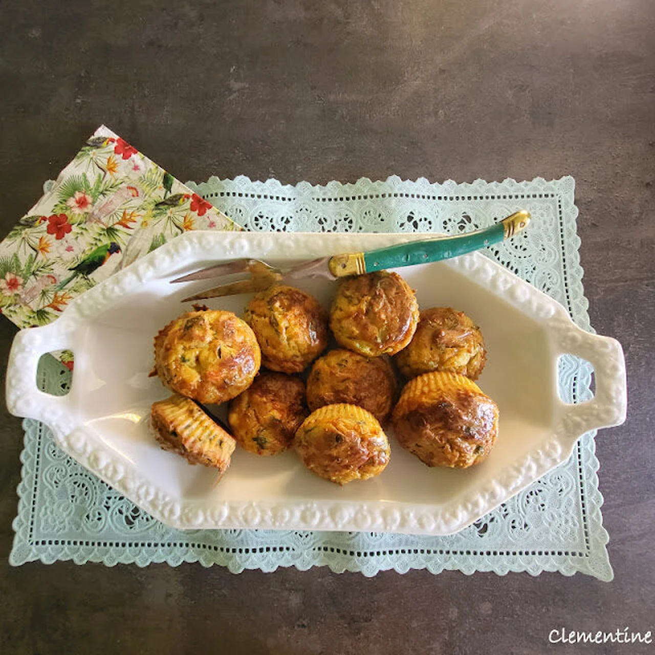 Muffins tomate et tzatziki