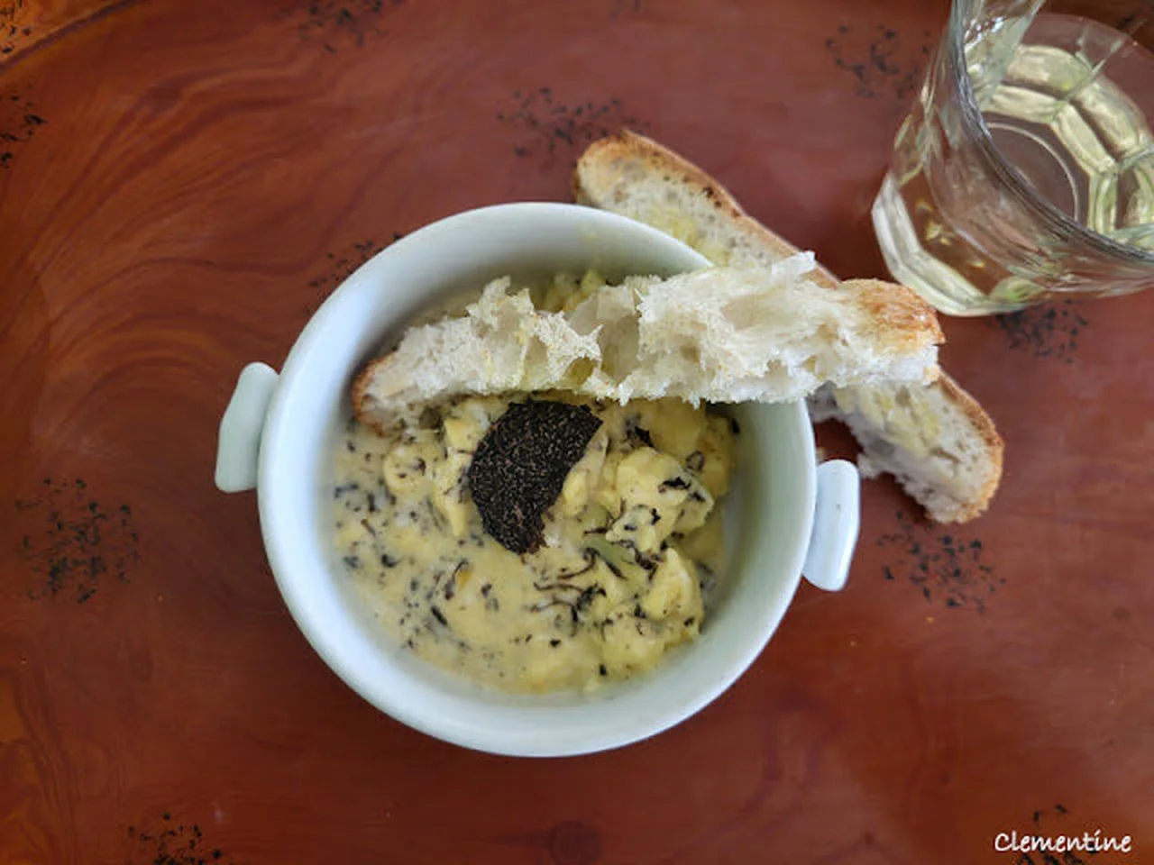 Œufs brouillés aux truffes