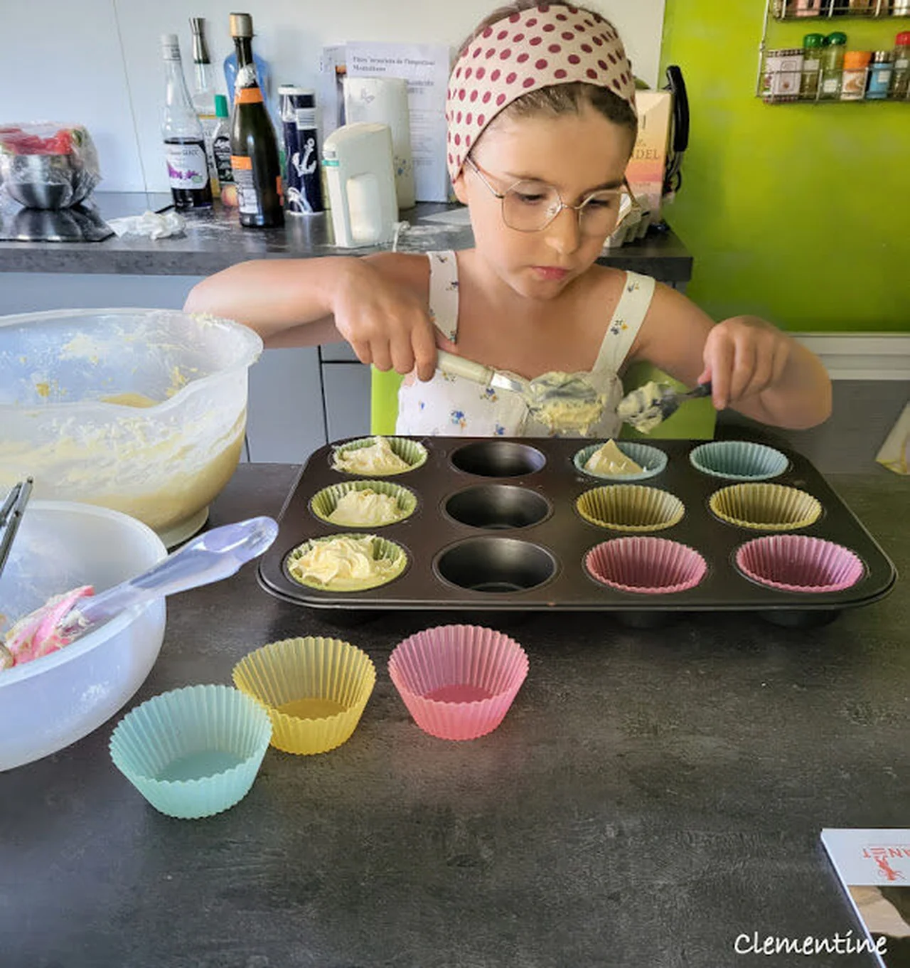Petits cakes préparés par Lily