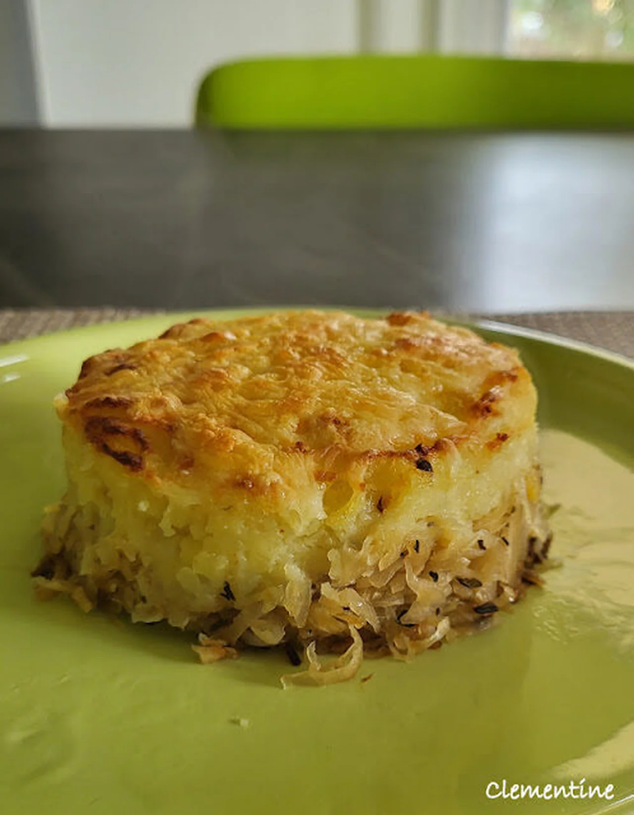 Petits gratins individuels de choucroute