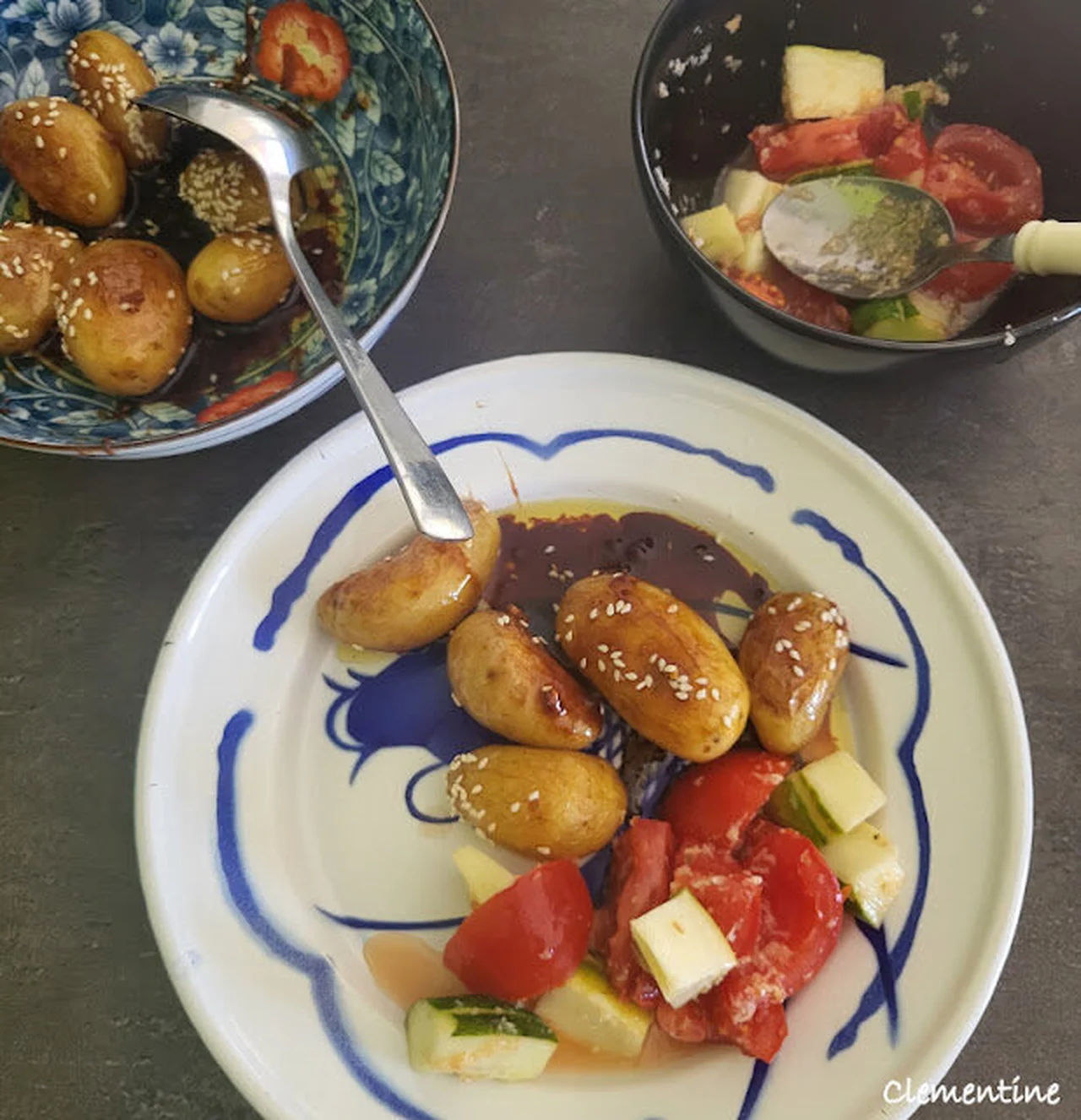 Pommes de terre rissolées à la Coréenne