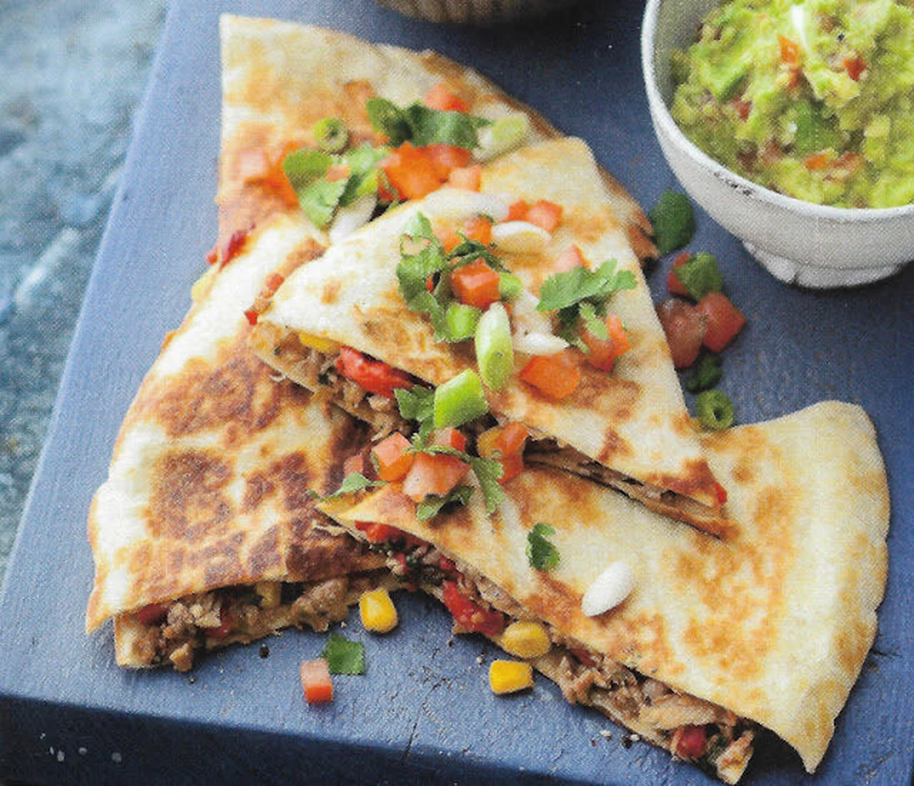 Quesadilla au thon et poivron