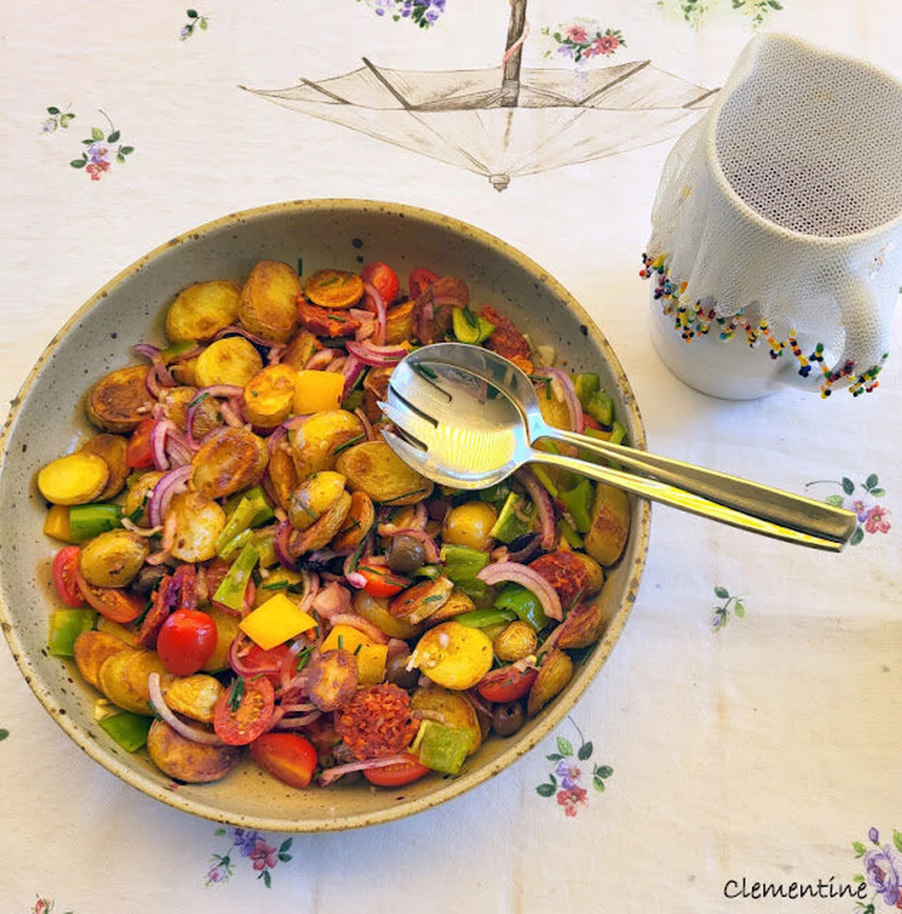 Salade andalouse au chorizo