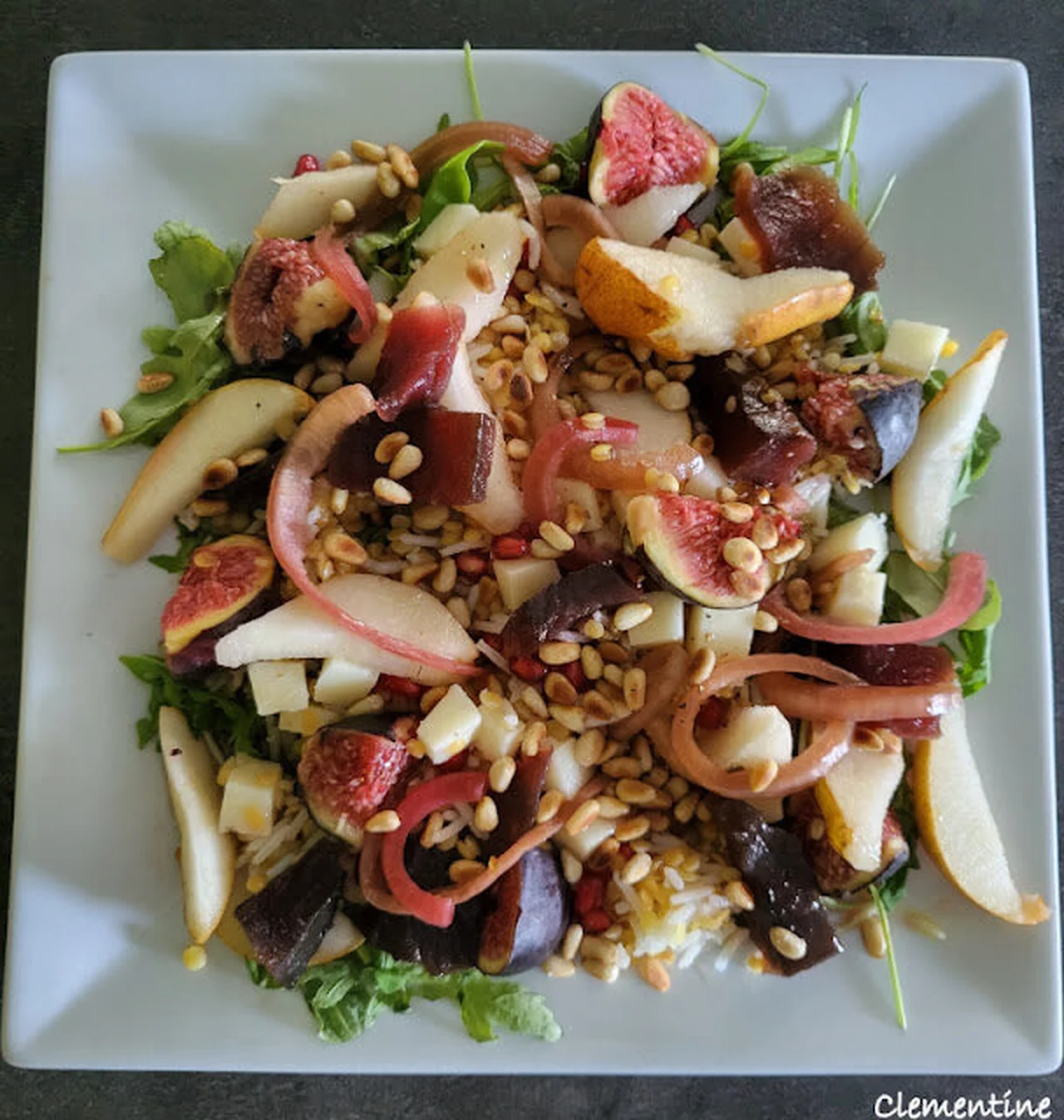 Salade d'automne aux fruits