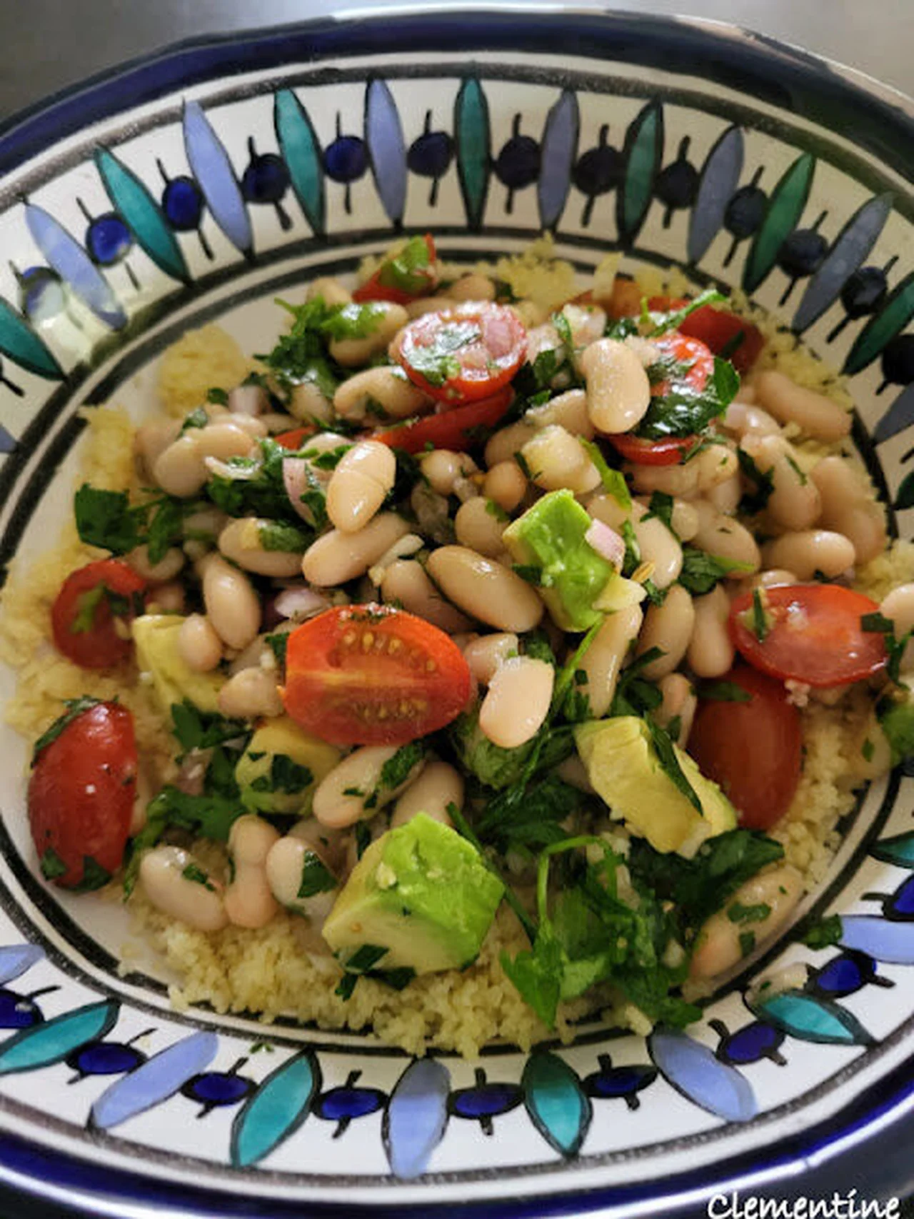 Salade de haricots blancs au citron vert et sirop d'érable