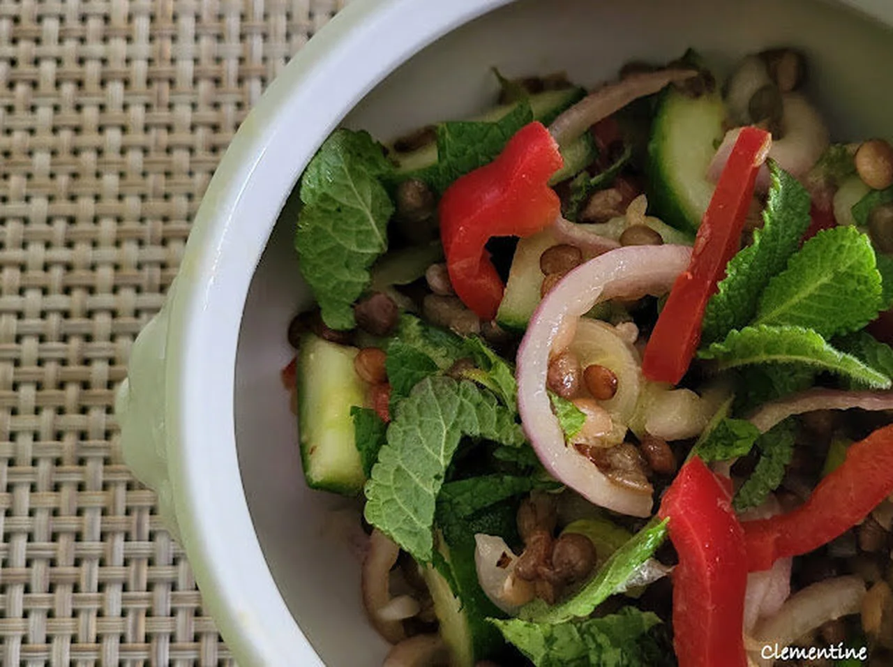 Salade de lentilles