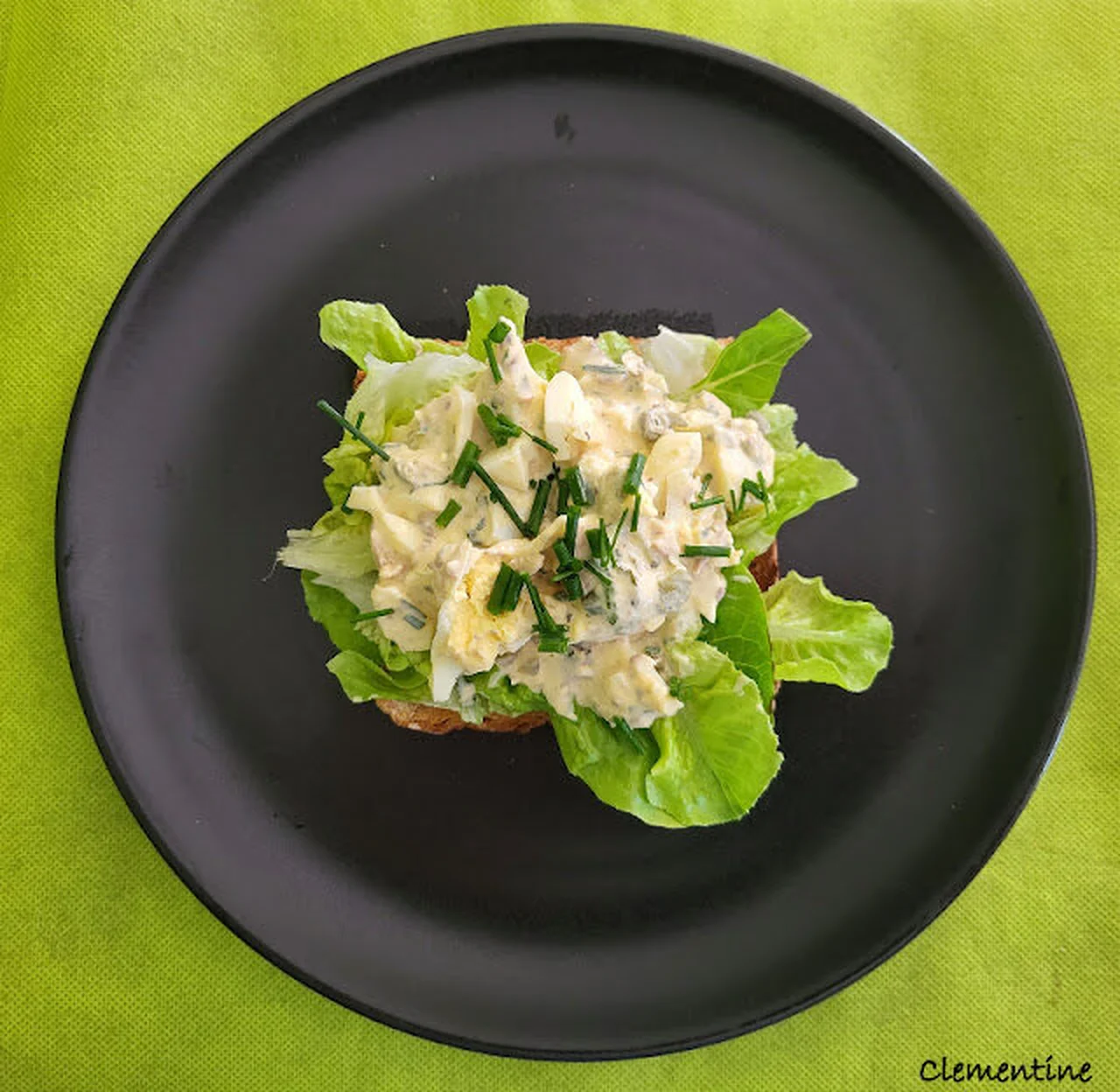 Salade luxembourgeoise aux œufs