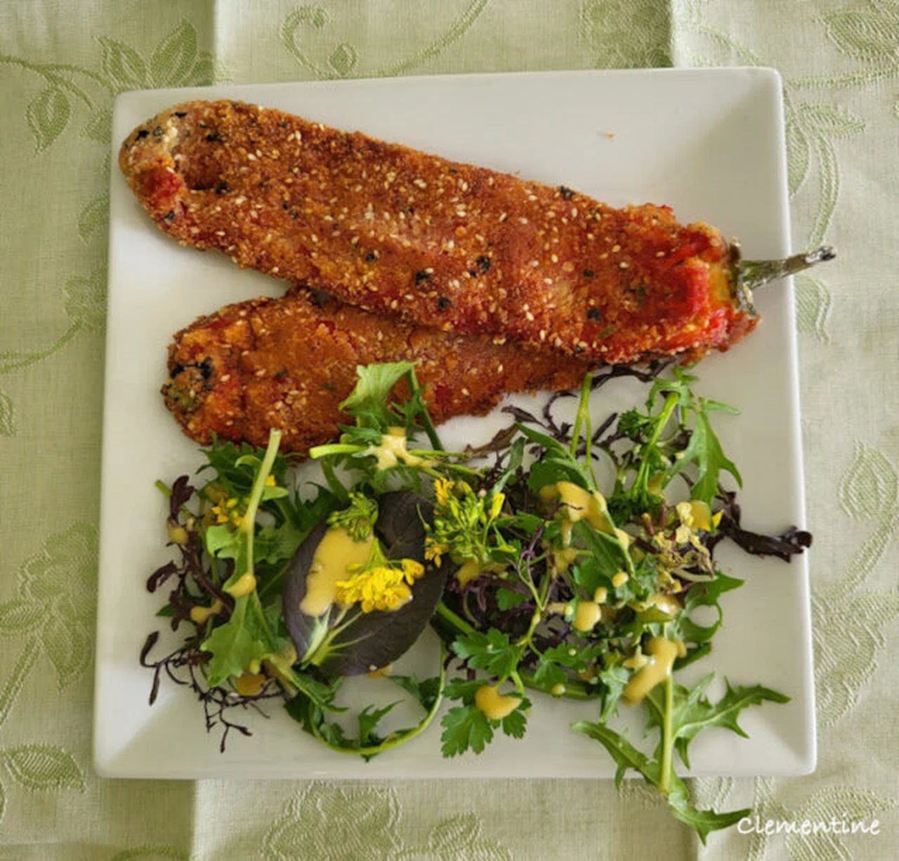 Schnitzels de poivrons pointus de Yotam Ottolenghi