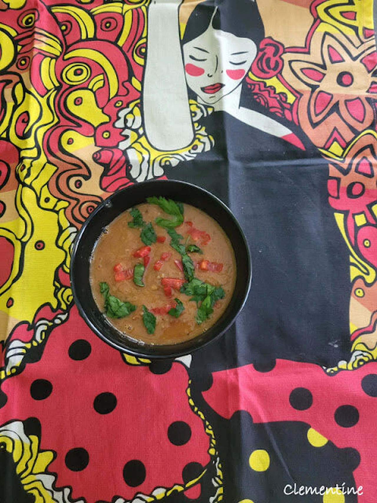 Soupe aux marrons et chorizo