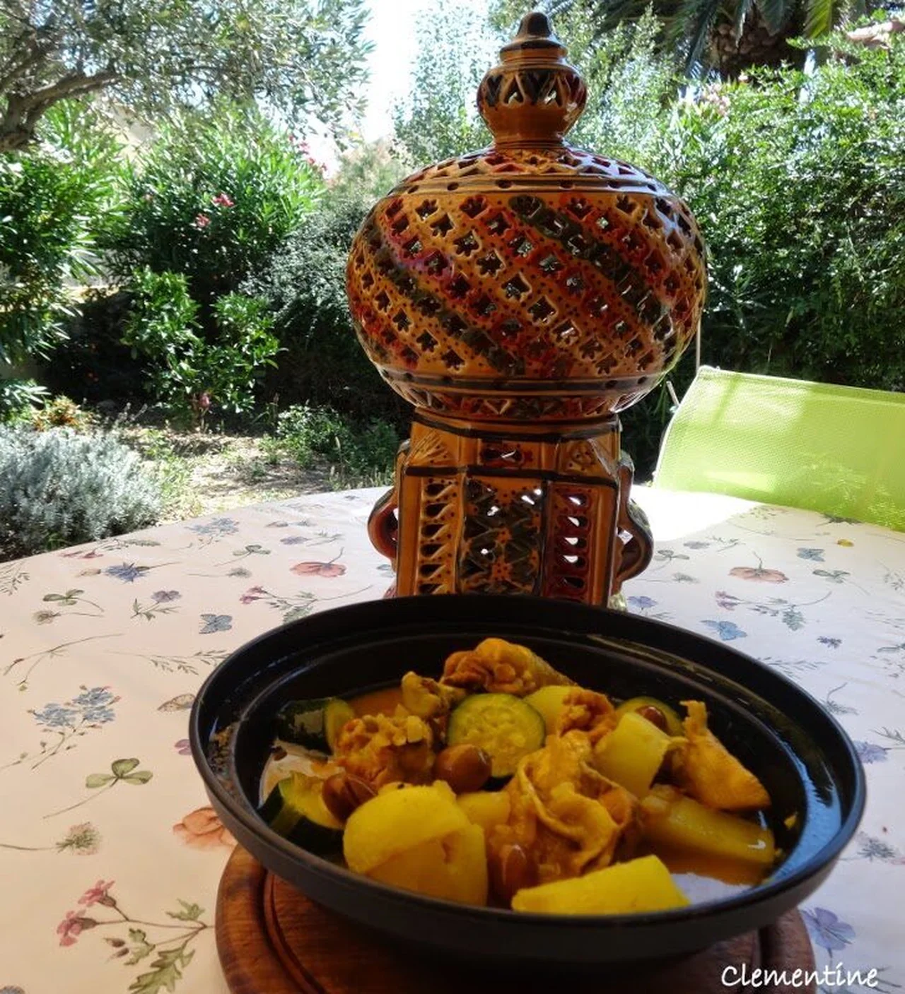 Tajine de poulet au citron confit