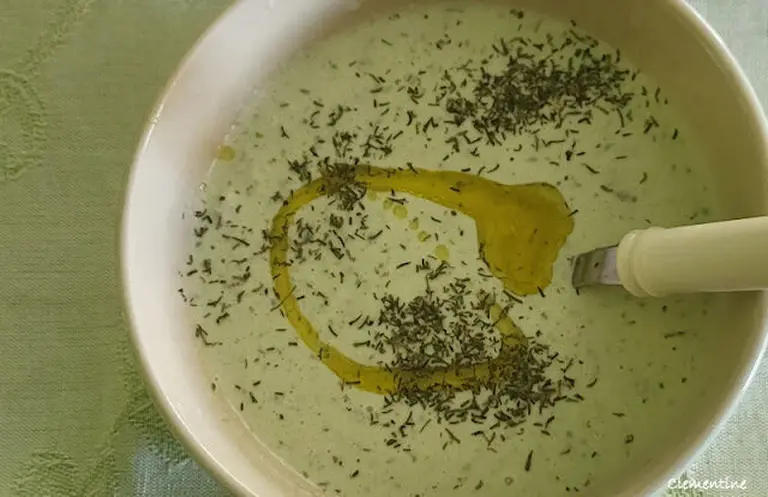 Velouté de concombre au yaourt