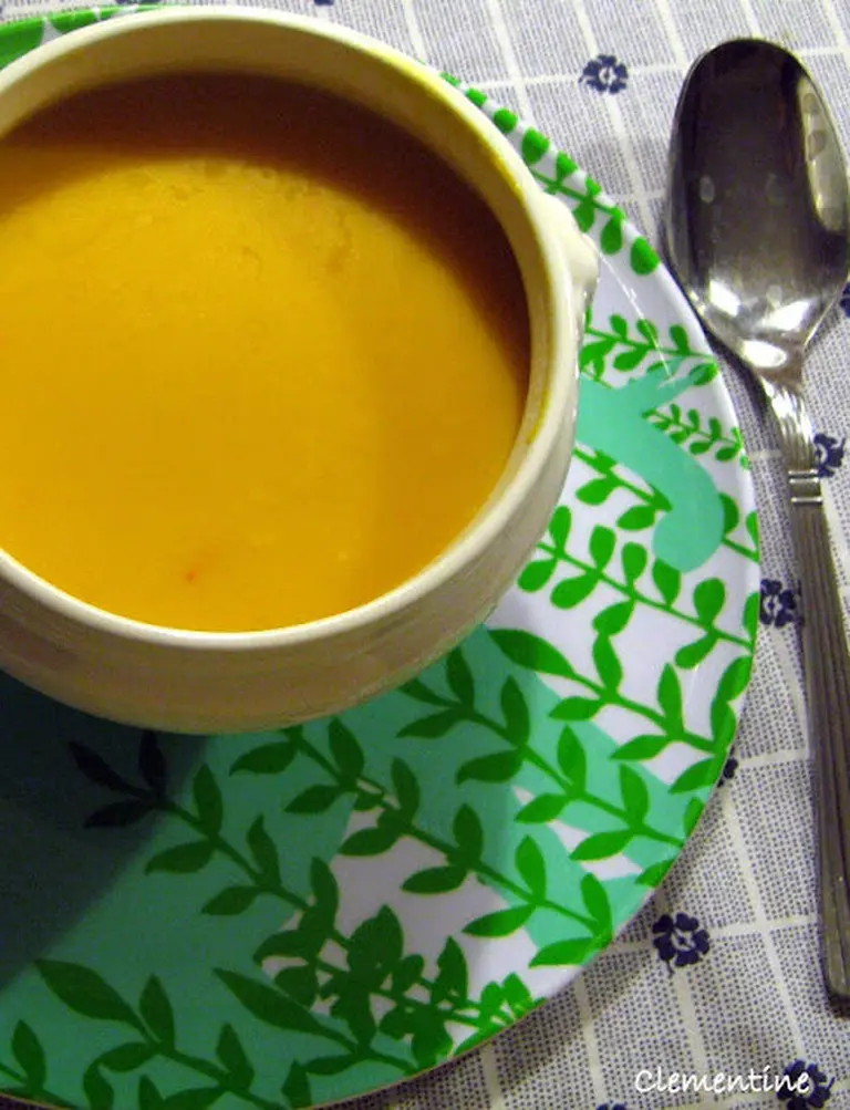 Velouté de potimarron oriental