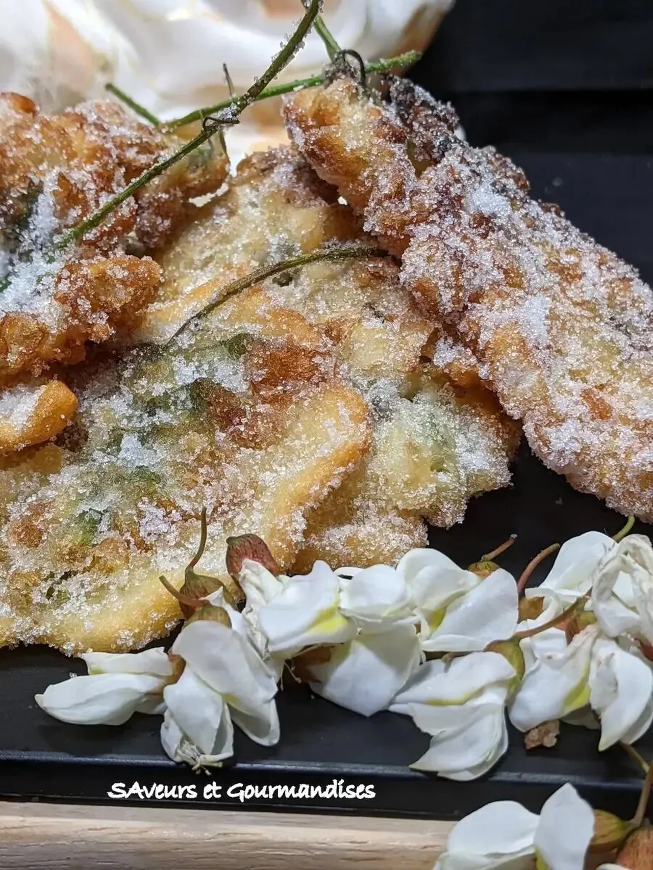 Beignets de fleurs d'acacia