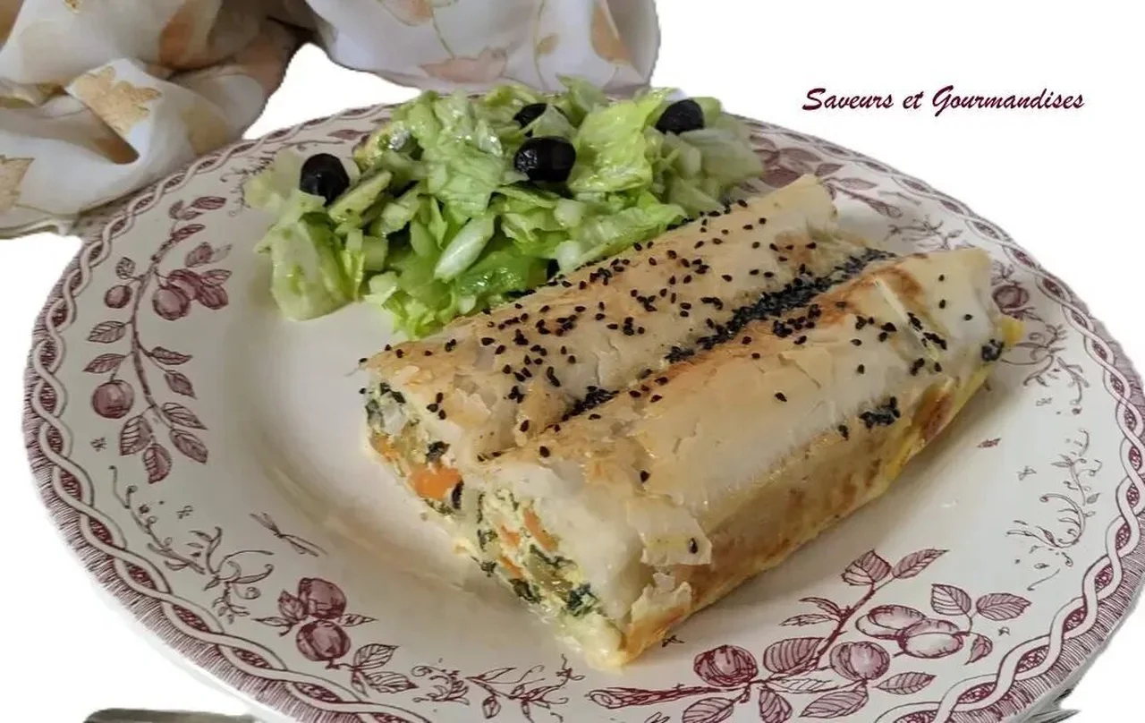 Boureks aux légumes au four