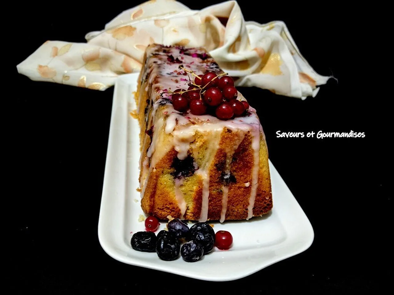 Cake aux myrtilles
