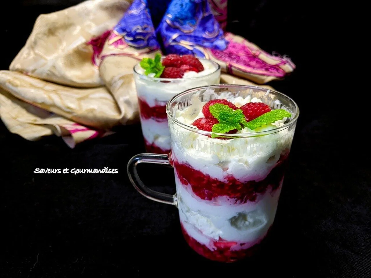 Crème Chantilly Mascarpone aux framboises