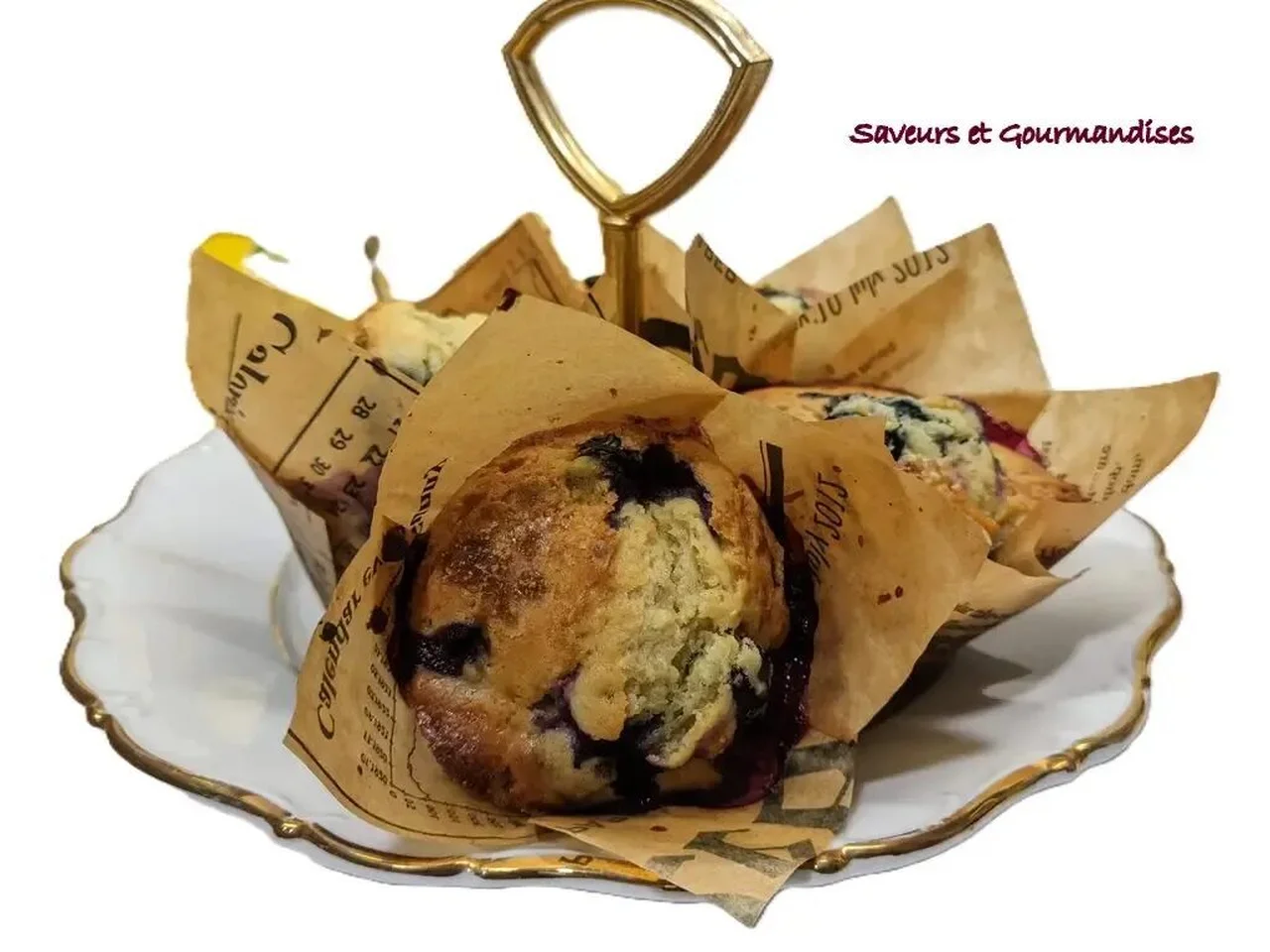 Muffins aux myrtilles