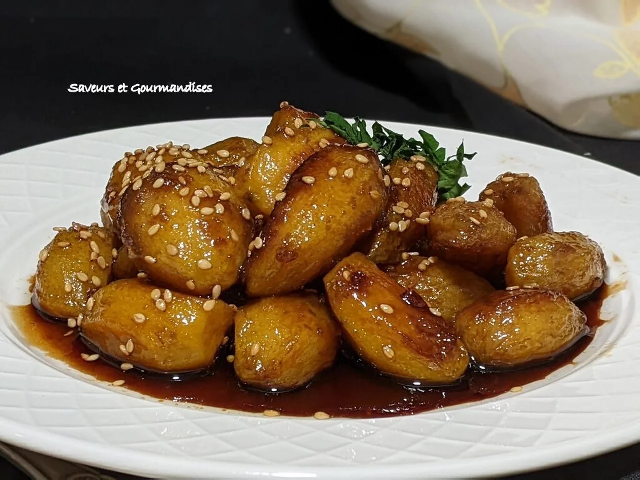 Pommes grenaille rissolées à la coréenne