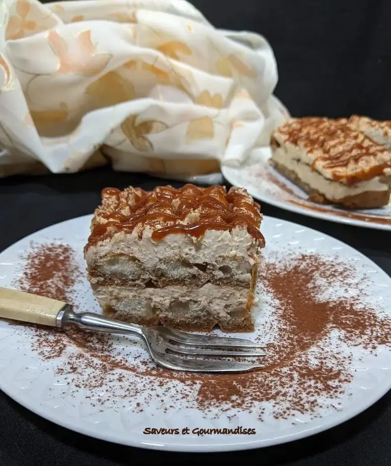 Tiramisu au caramel au beurre salé