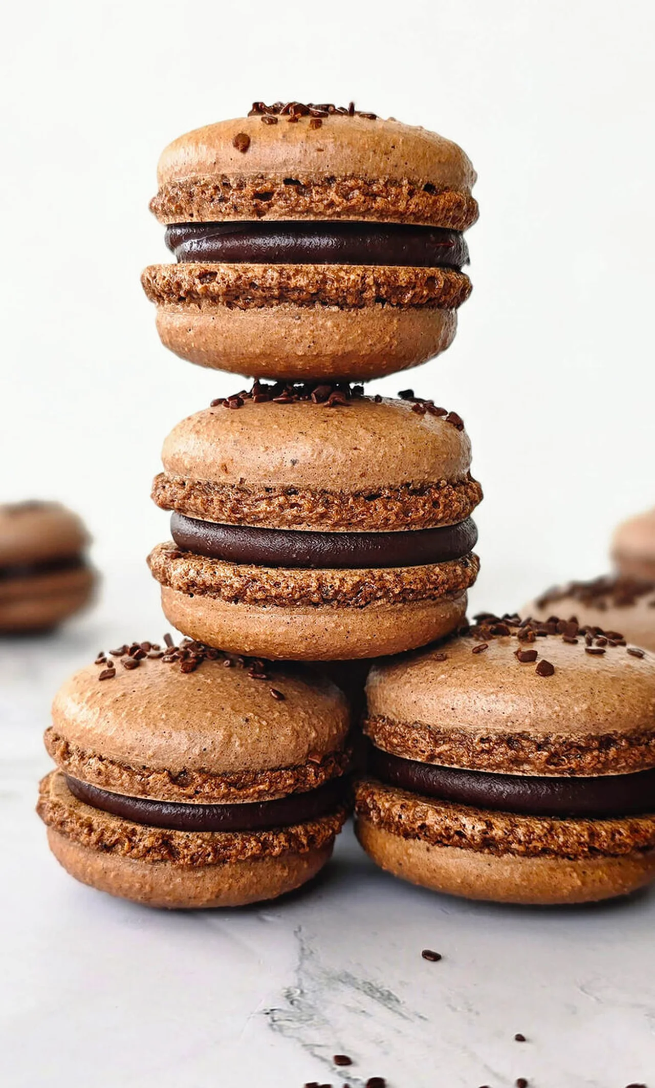 Macarons au chocolat facile