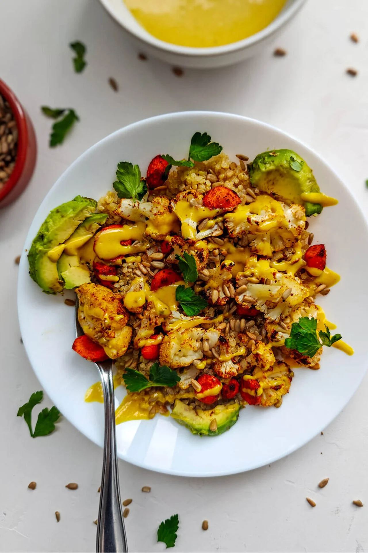 Quinoa aux légumes rôtis