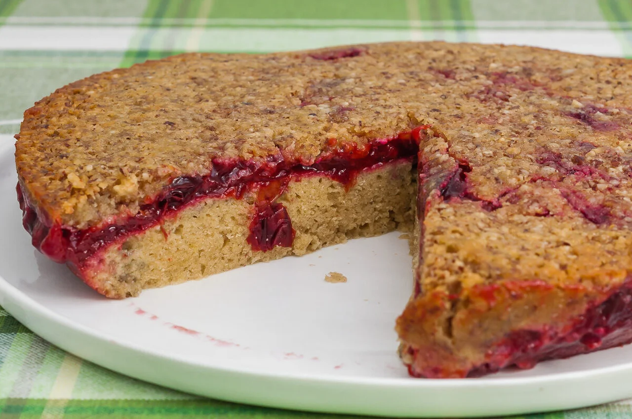 Gâteau à la compotée de prunes