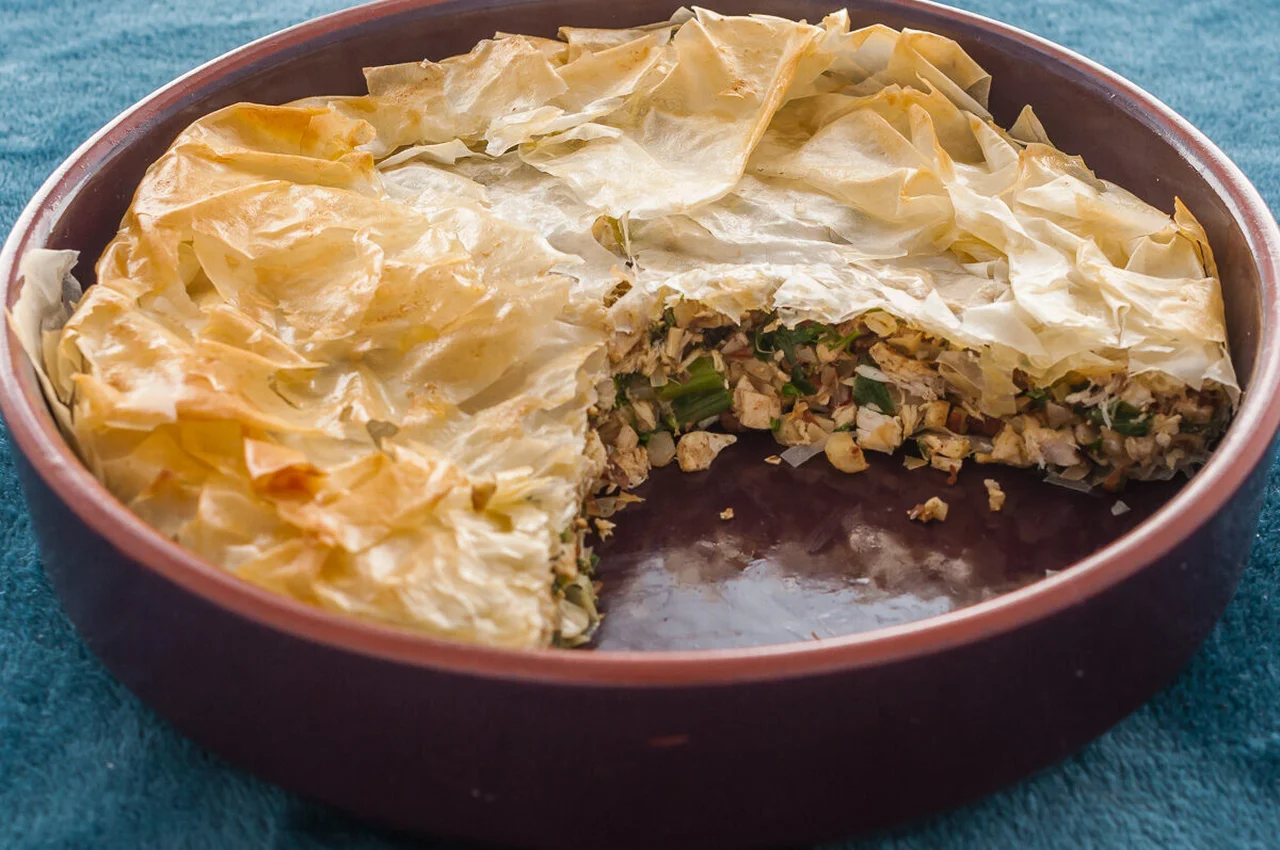 Pastilla au poulet, amandes et cannelle