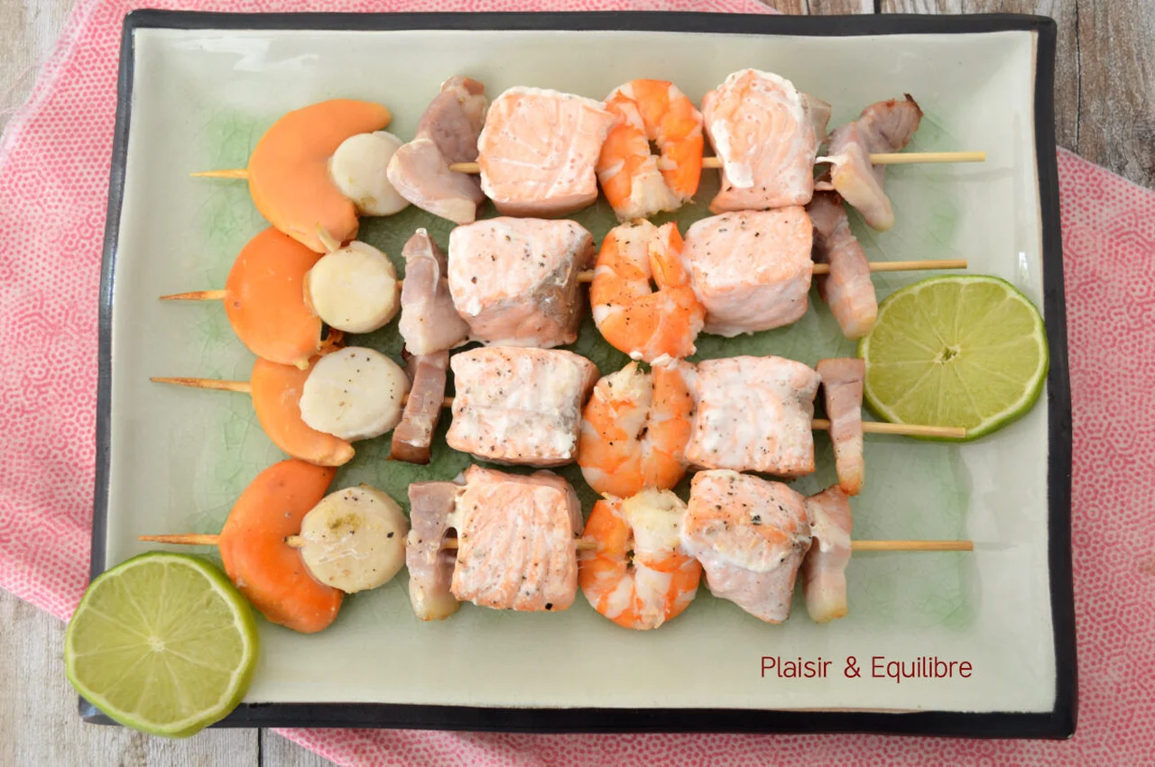 Brochettes de la mer