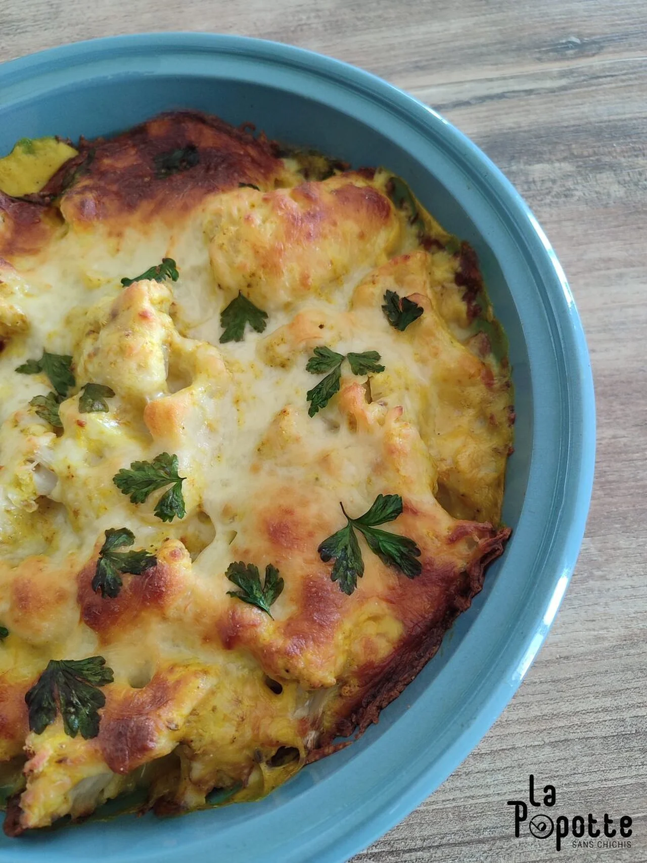 Gratin de chou-fleur au curry