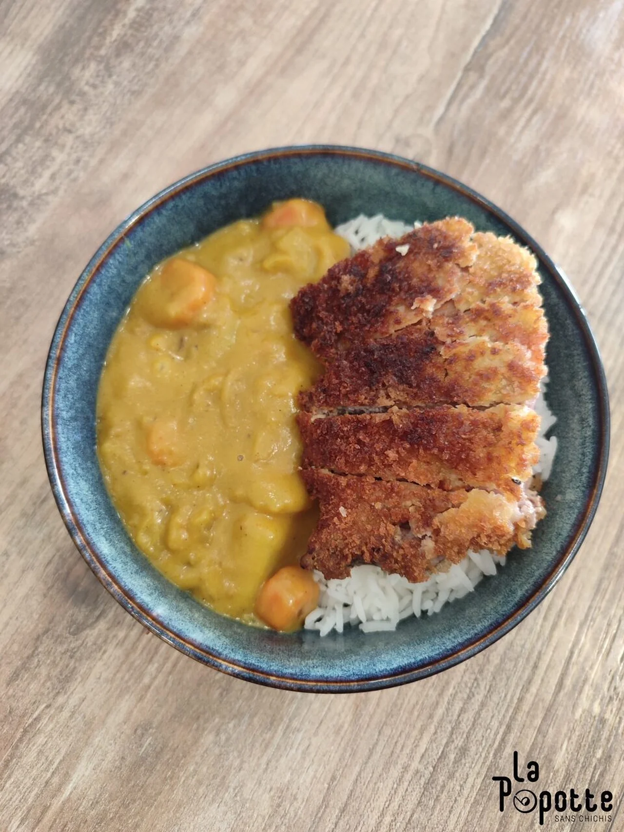 Poulet katsu au curry japonais