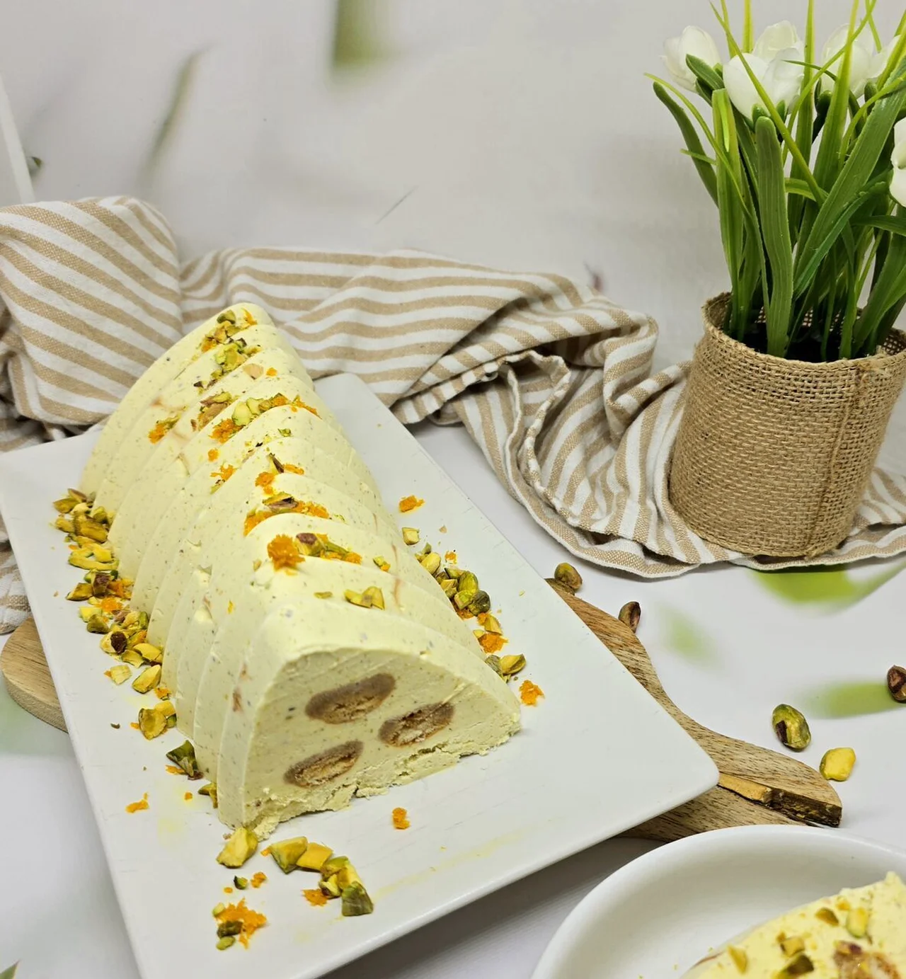 Tiramisu glacé à la pistache