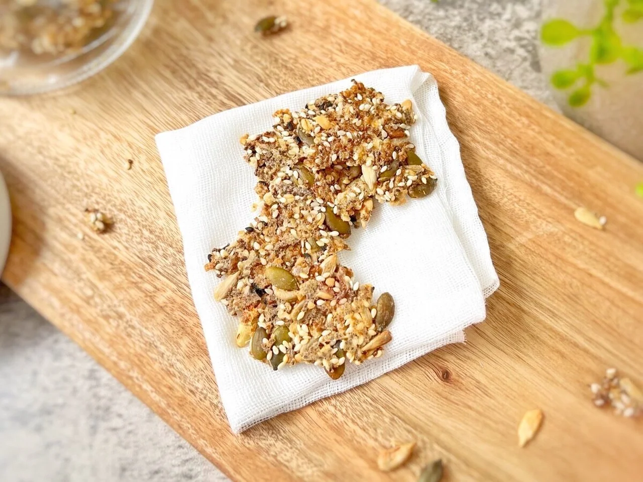 Crackers vegan aux graines