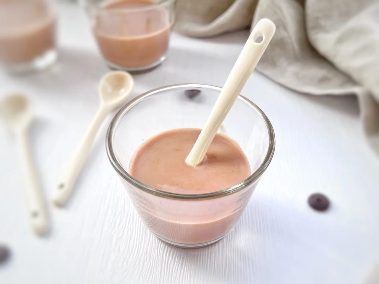 Crème dessert au praliné