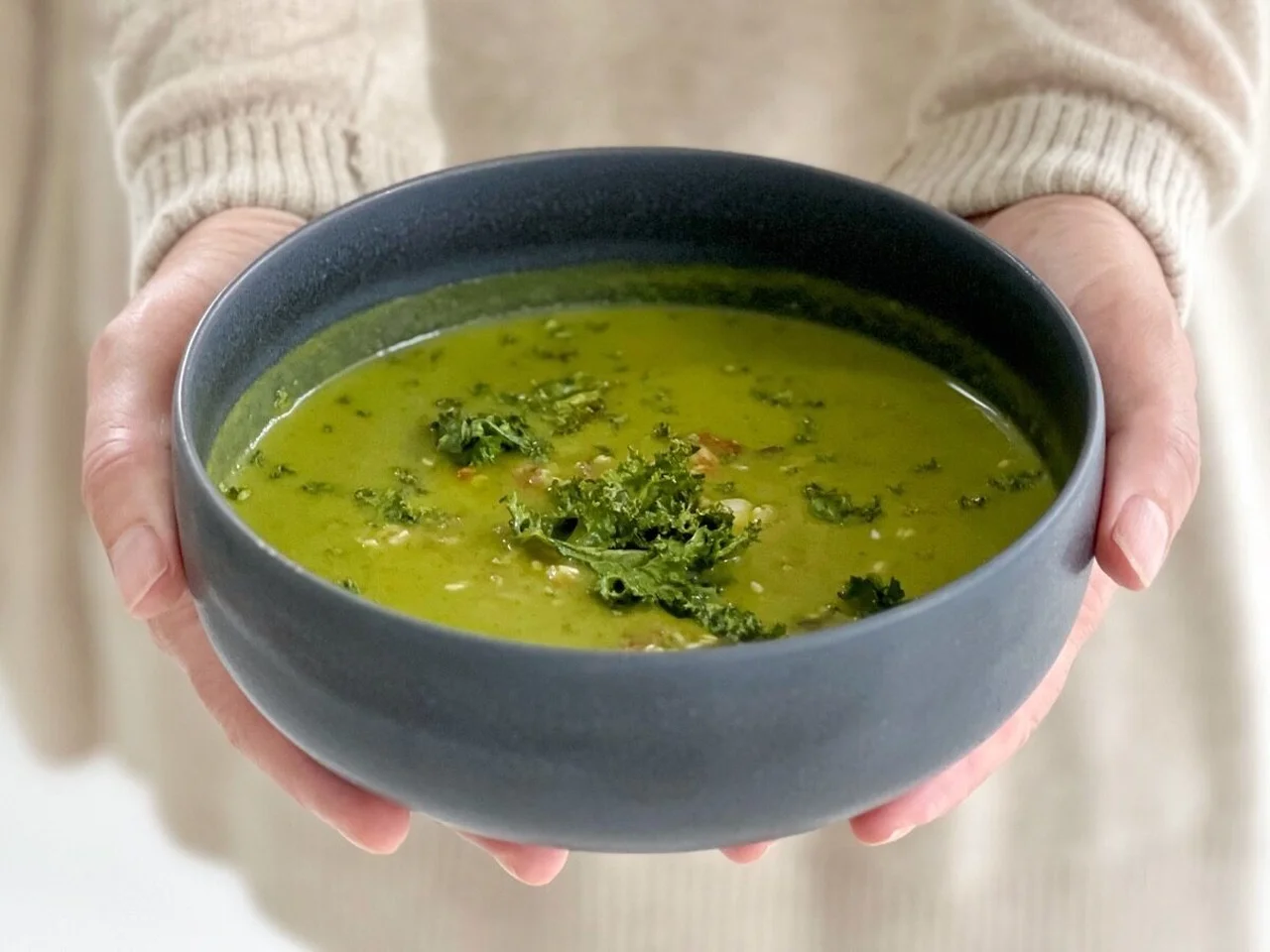 Velouté facile de chou kale