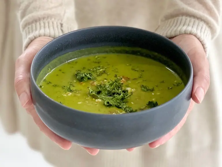 Velouté facile de chou kale