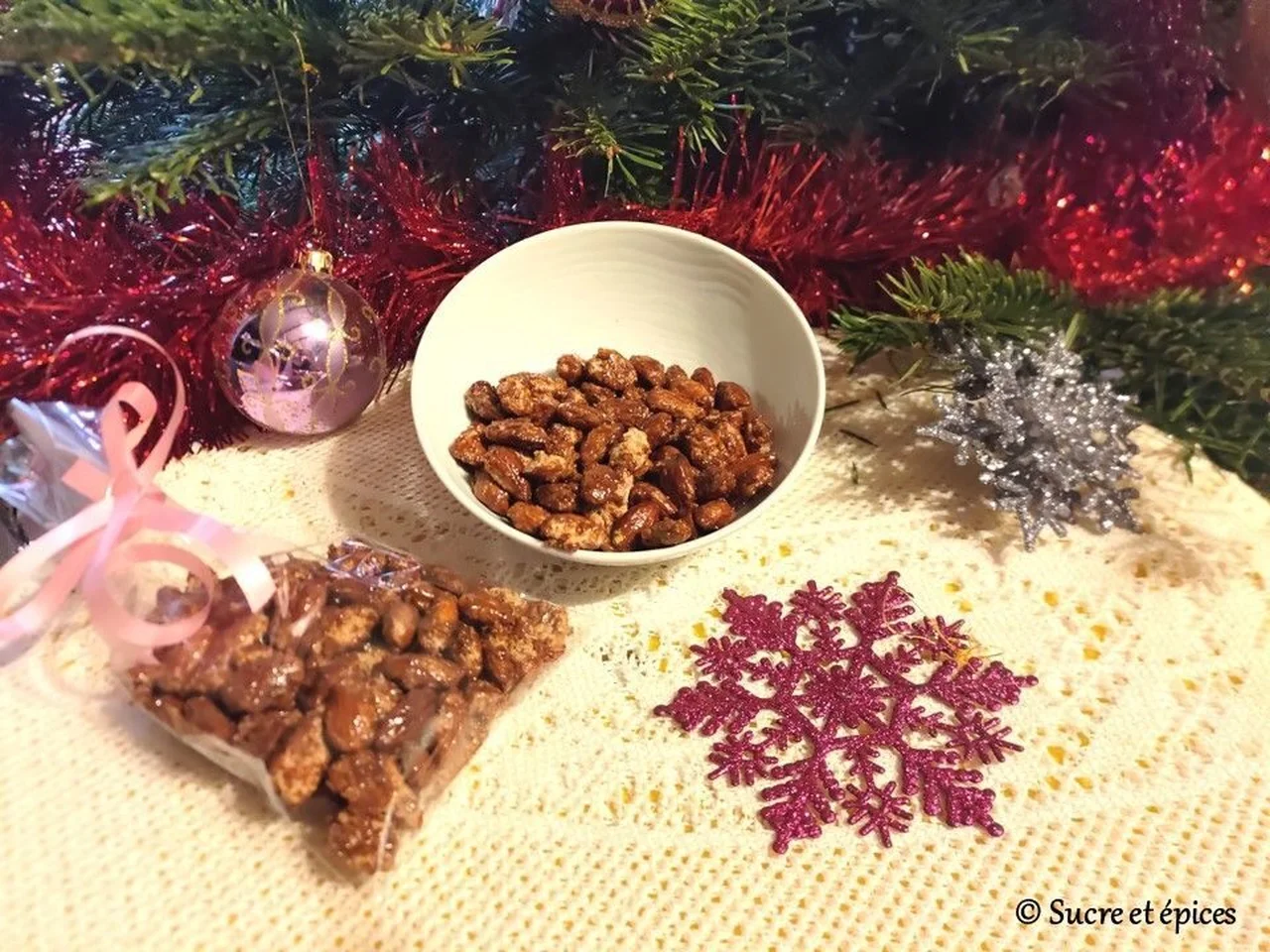 Amandes caramélisées saveur pain d'épices
