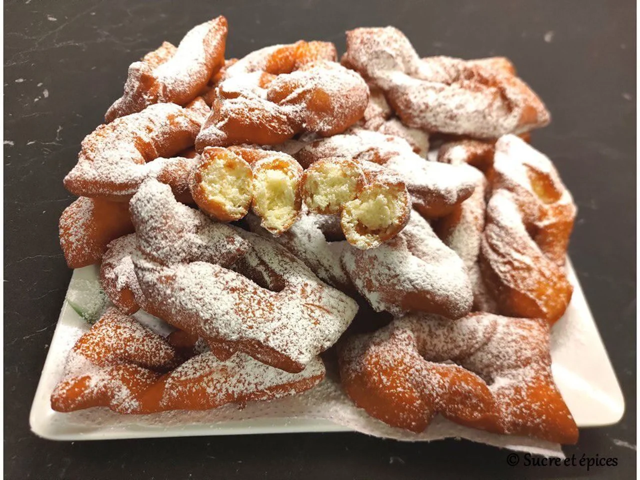 Beignets bugnes de mon enfance