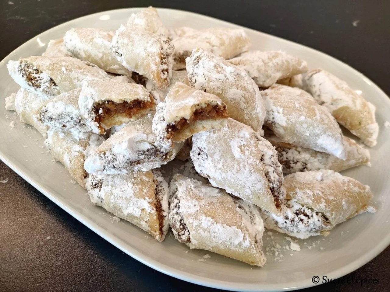 Biscuits crème de marrons noix