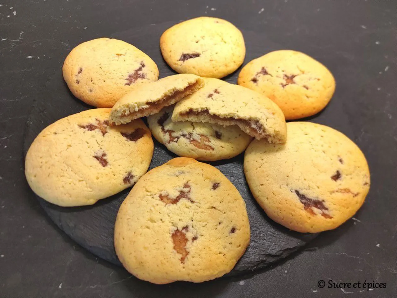 Biscuits moelleux fourrés à la crème de marrons