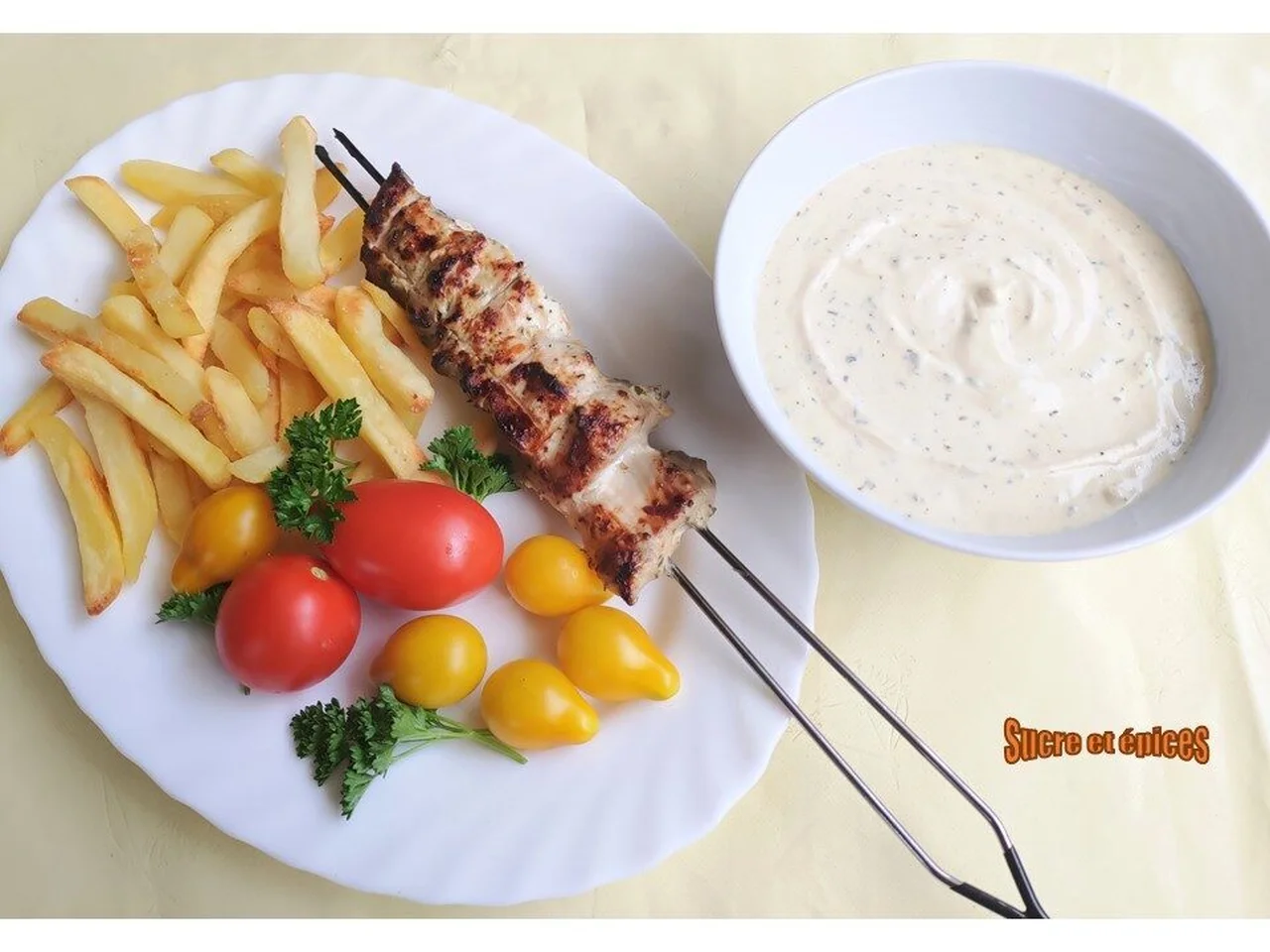Brochettes de poulet Souvlaki