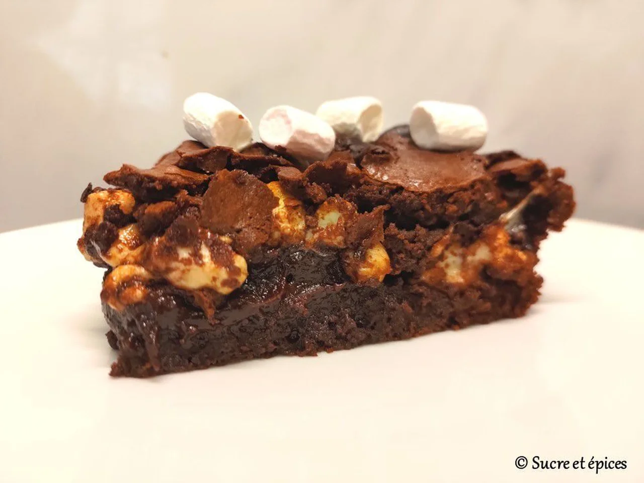 Brownie aux mini guimauves