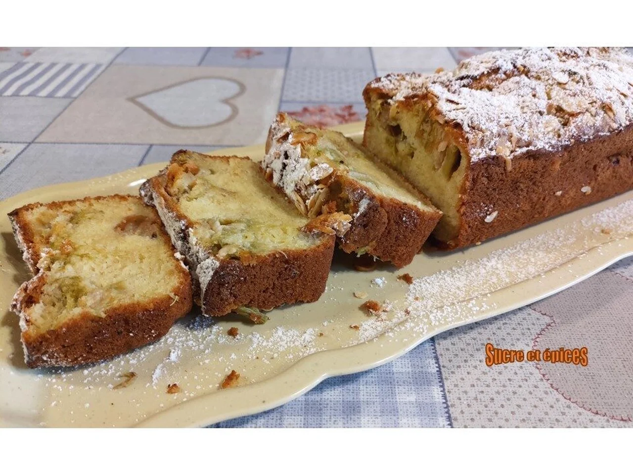 Cake rhubarbe amande