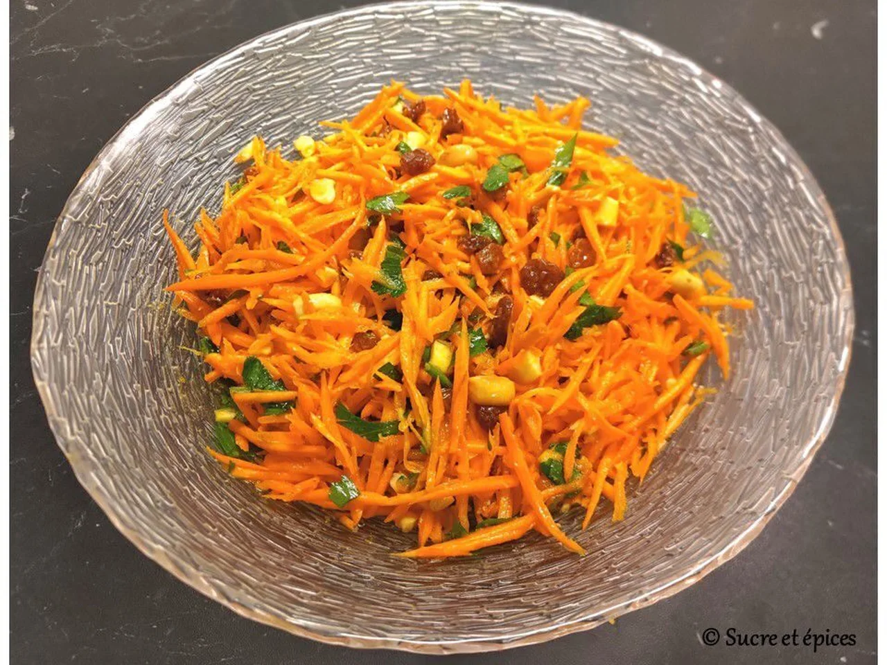 Carottes râpées à l'indienne