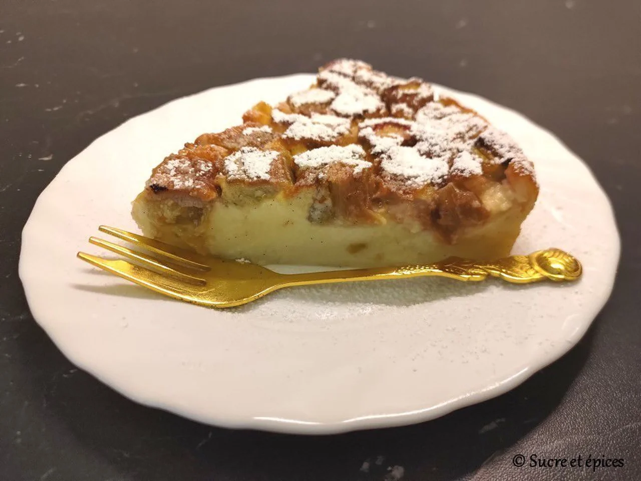 Clafoutis rhubarbe vanille