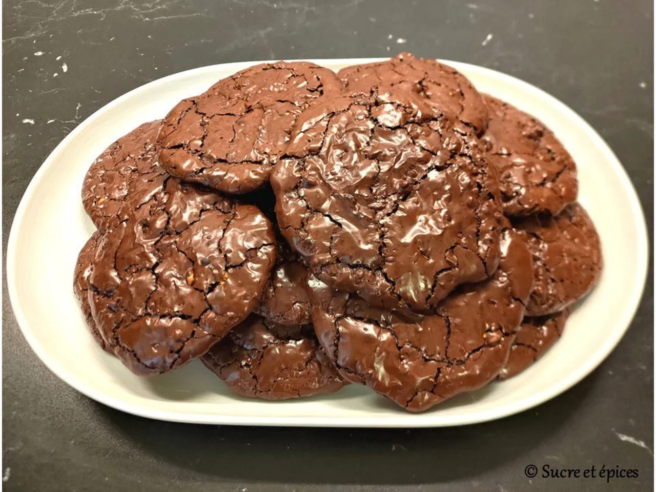 Cookies brownies aux noix sans farine