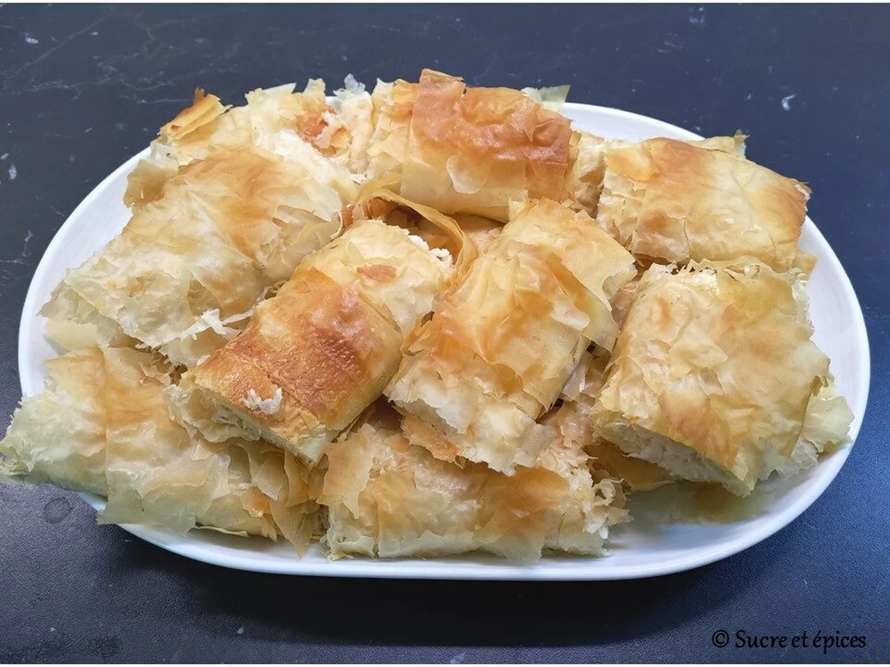 Feuilletés à la choucroute à la pâte filo
