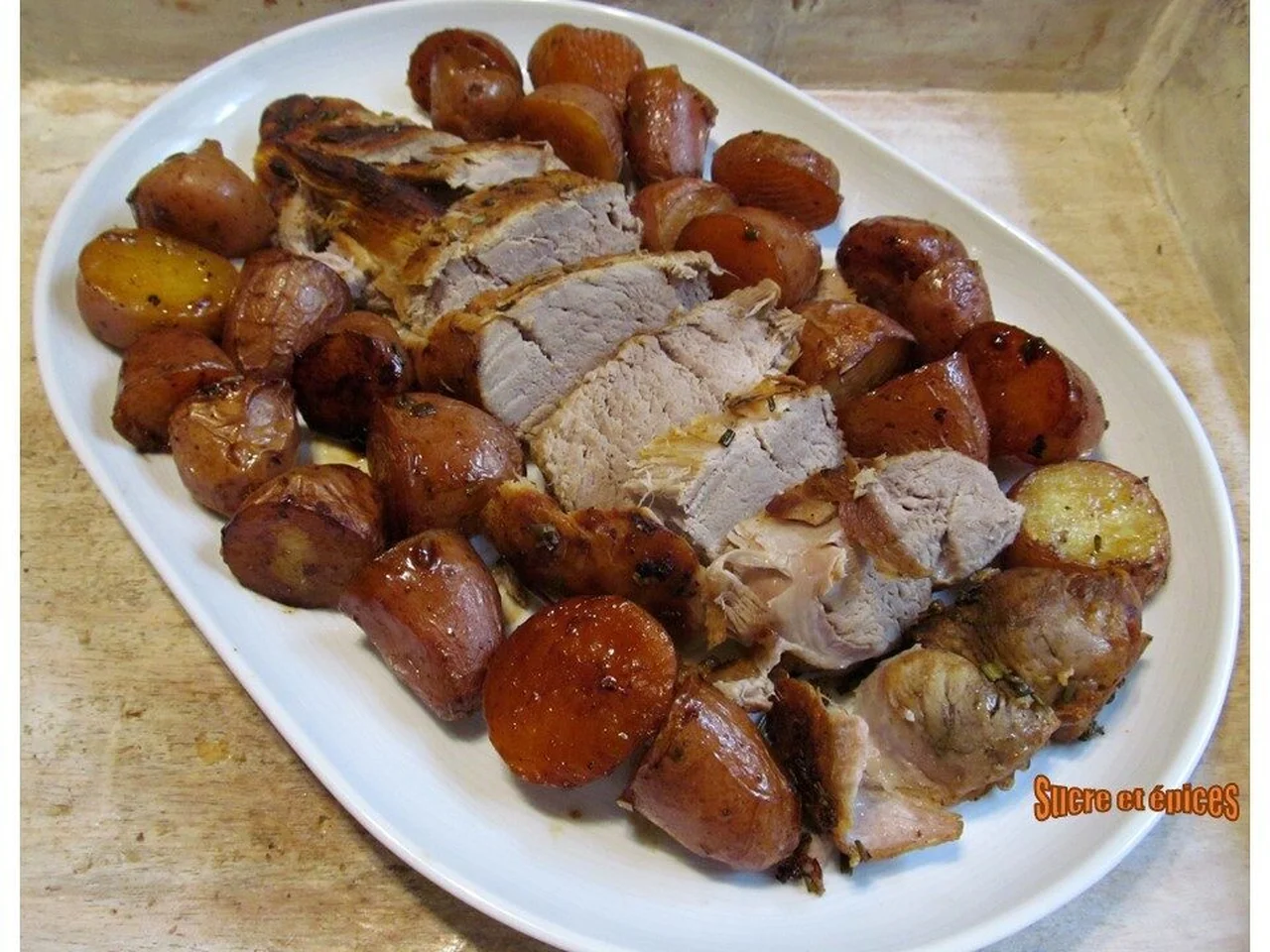 Filet mignon à l'ail, romarin et vinaigre balsamique