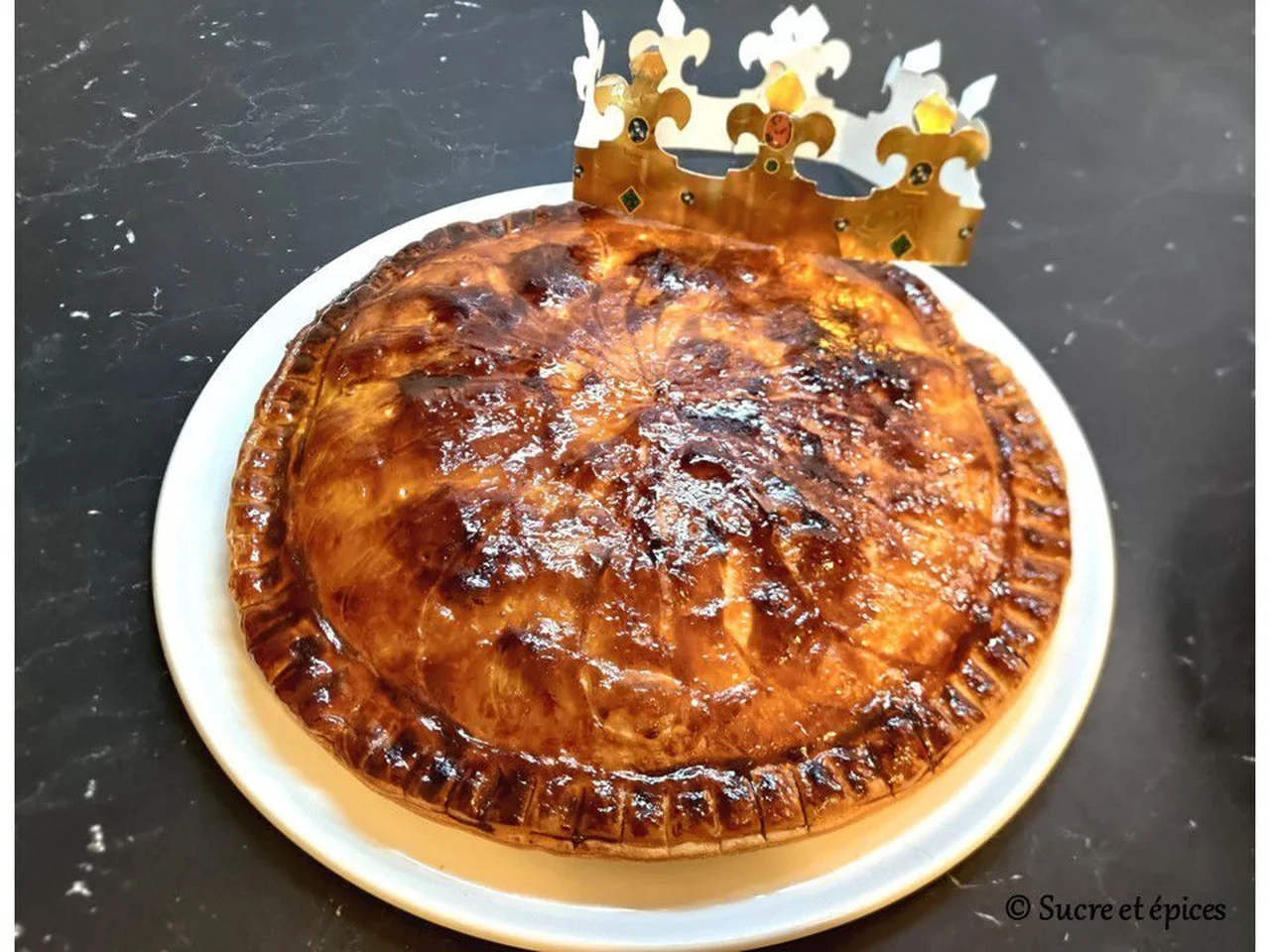 Galette des rois aux pommes à la crème d'amandes